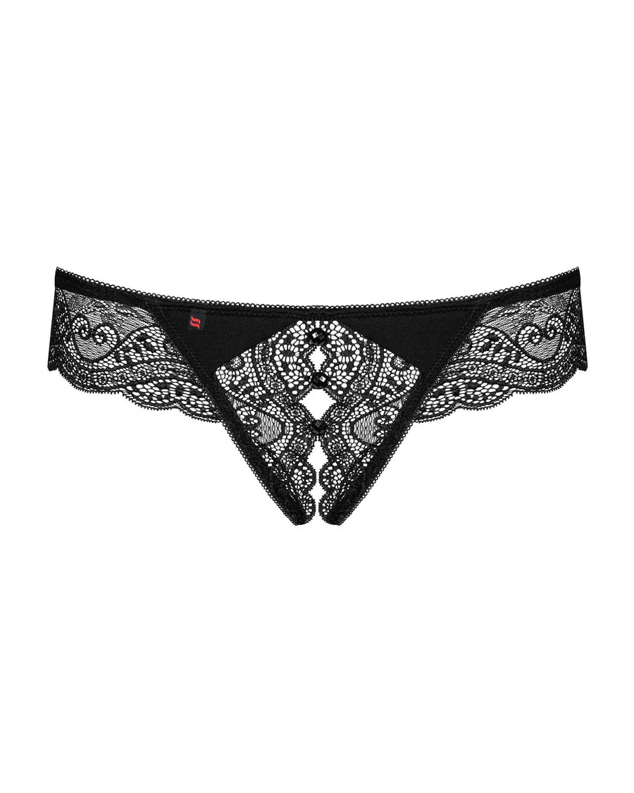 miamor-string-ouvert-noir | Voyage Sensuel