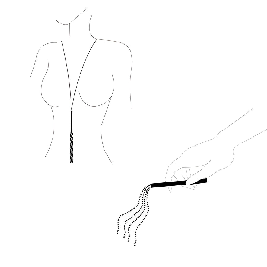 magnifique-collier-fouet-or | Voyage Sensuel