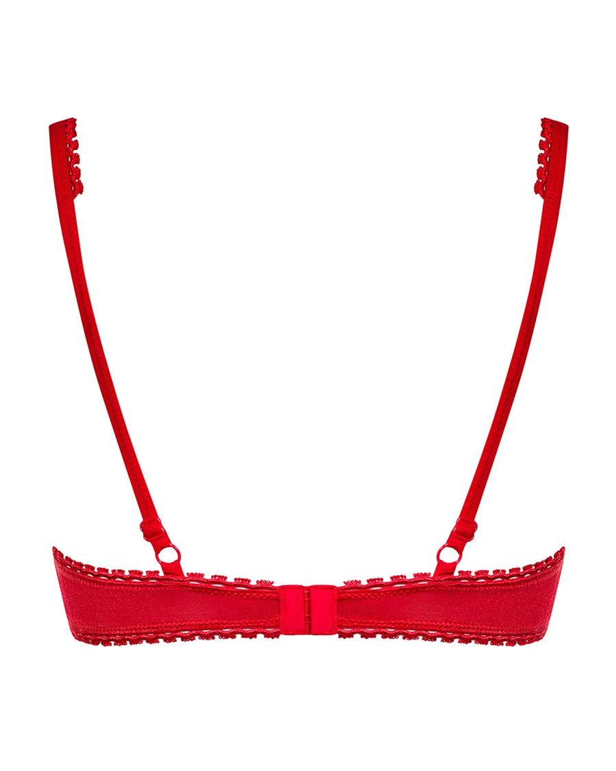 lovica-demi-soutien-gorge-rouge | Voyage Sensuel