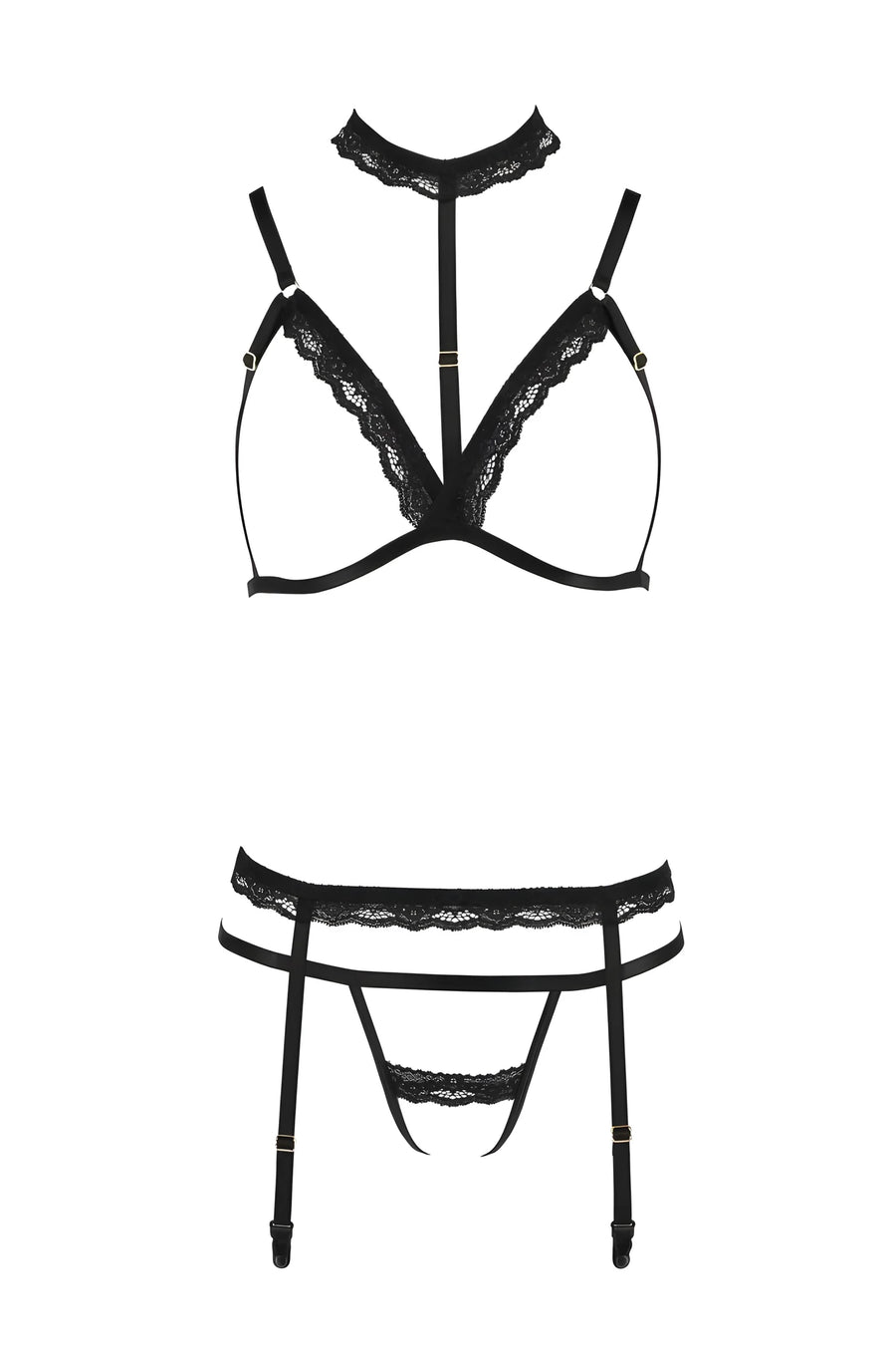 shelly-ensemble-3-pcs-noir | Voyage Sensuel