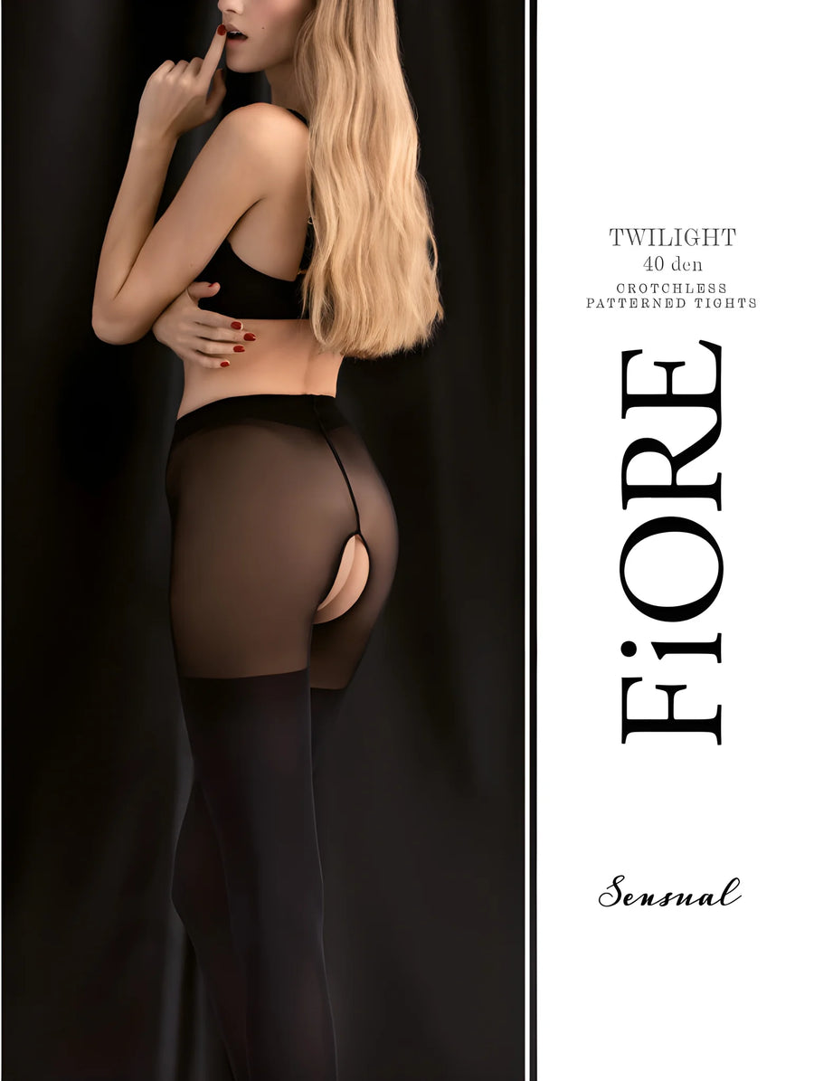 twilight-collants-40-den-noir | Voyage Sensuel