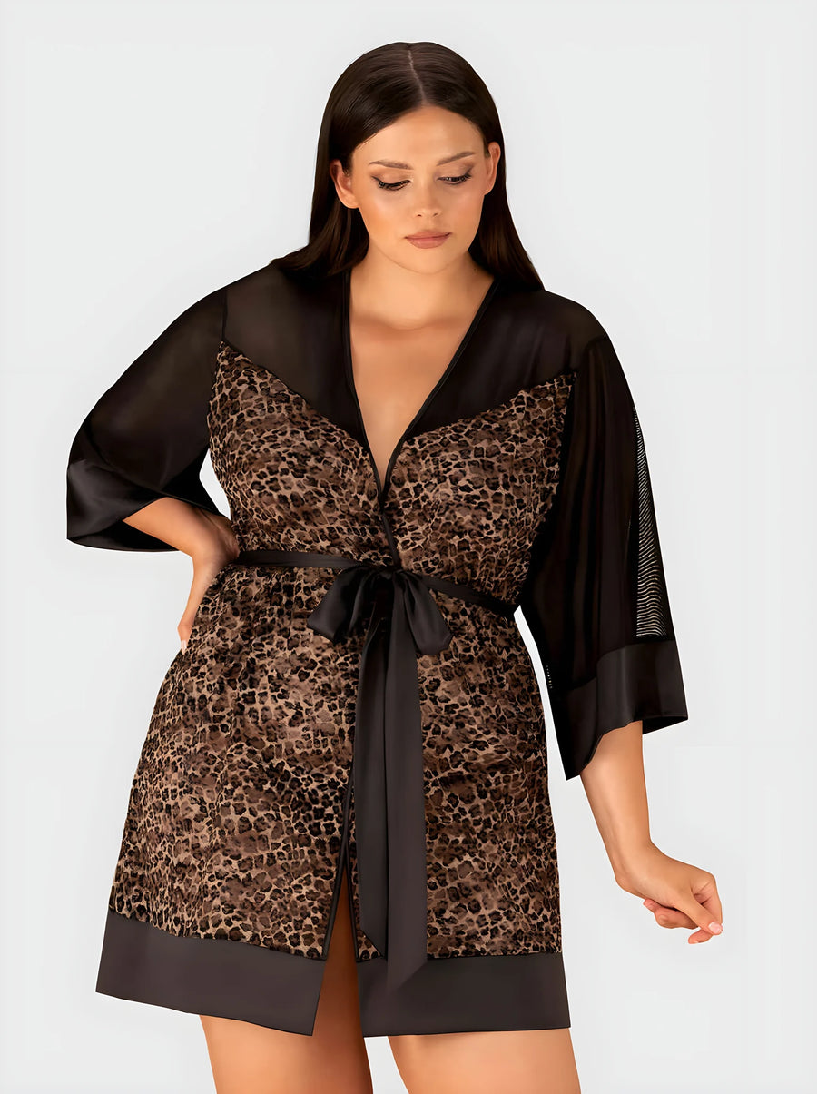 allunes-peignoir-noir | Voyage Sensuel