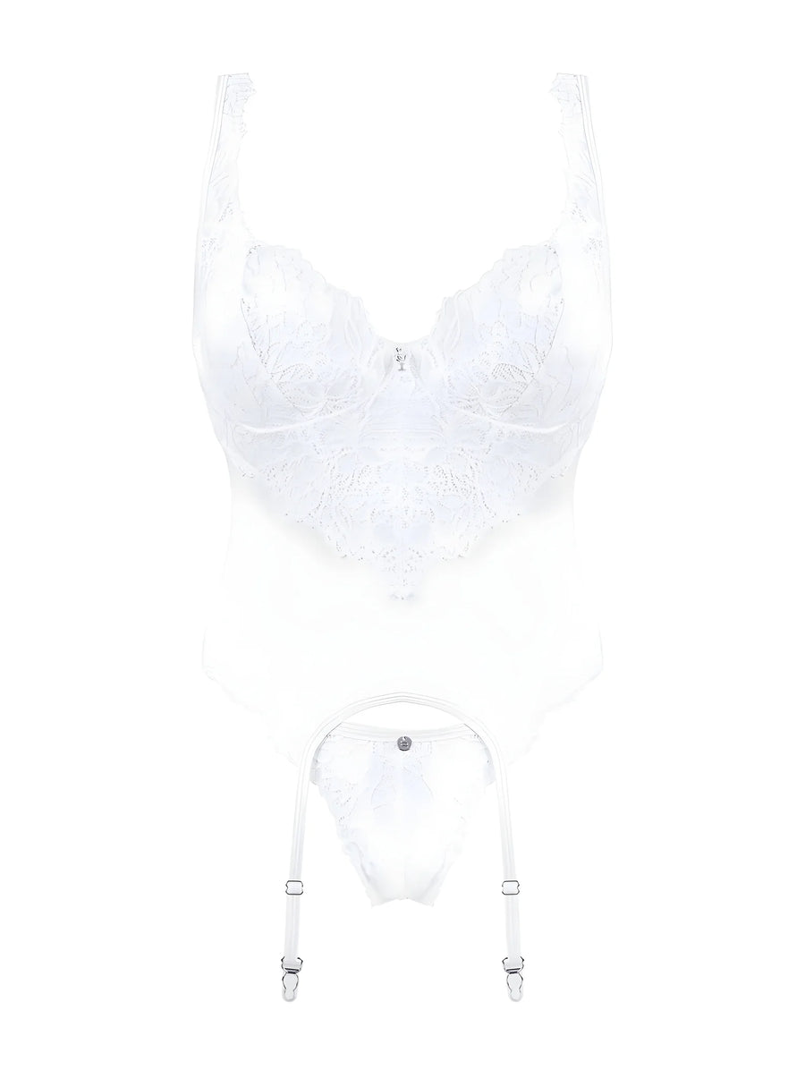 corset-et-string-blanc-amor-blanco | Voyage Sensuel