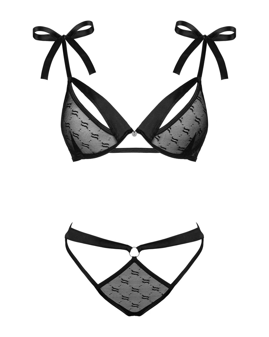 obsessivia-ensemble-2-pcs-noir | Voyage Sensuel