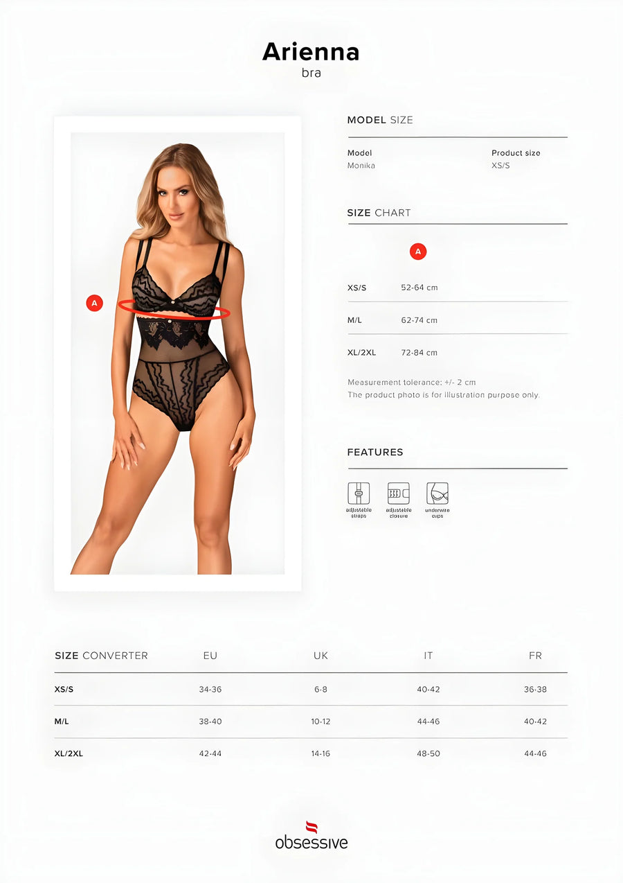 arienna-soutien-gorge-noir | Voyage Sensuel