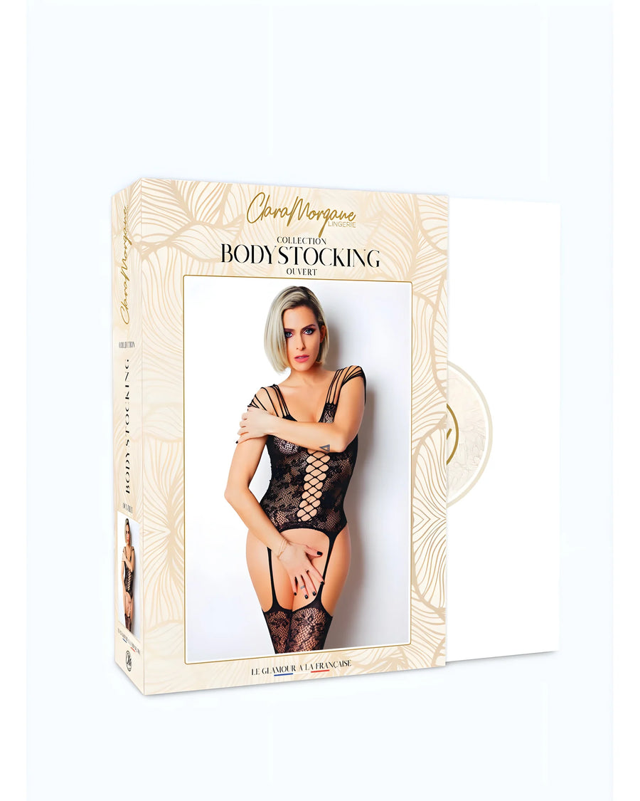 le-numero-10-bodystocking-clara-morgane-noir | Voyage Sensuel