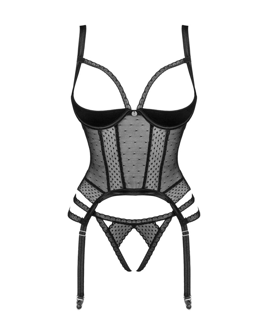 lanelia-corset-noir | Voyage Sensuel