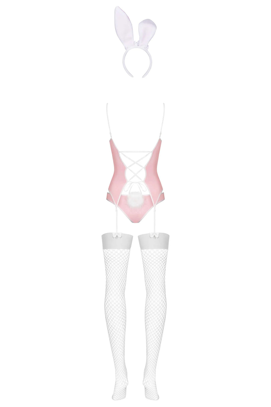 bunny-suit-costume-lapin-4-pcs-rose | Voyage Sensuel
