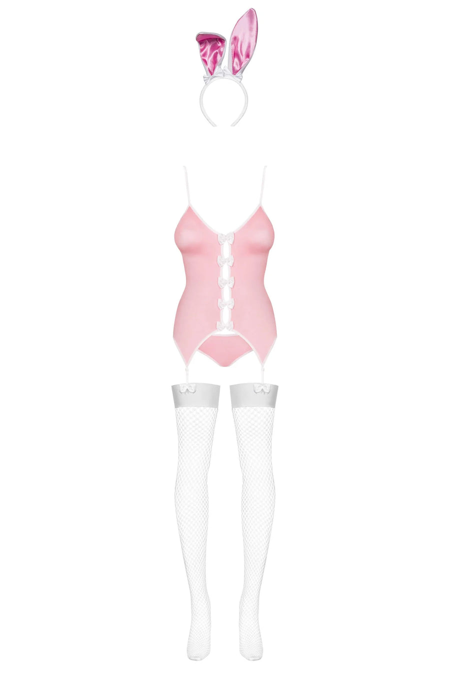 bunny-suit-costume-lapin-4-pcs-rose | Voyage Sensuel