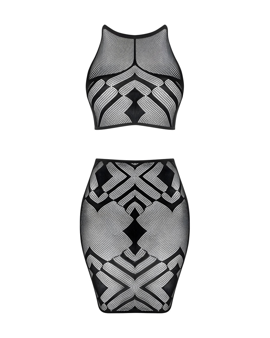 k101-top-et-jupe-noire | Voyage Sensuel