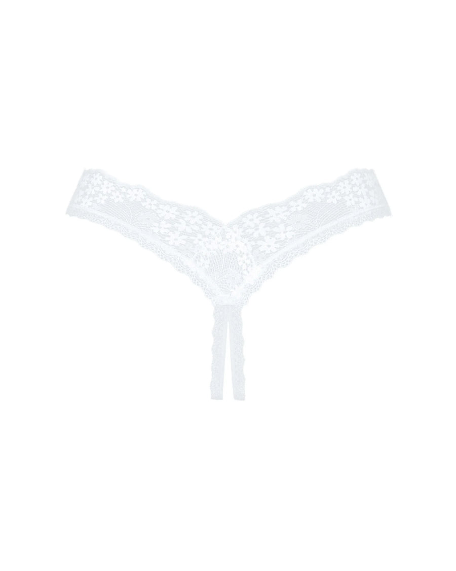 heavenlly-string-ouvert-blanche | Voyage Sensuel