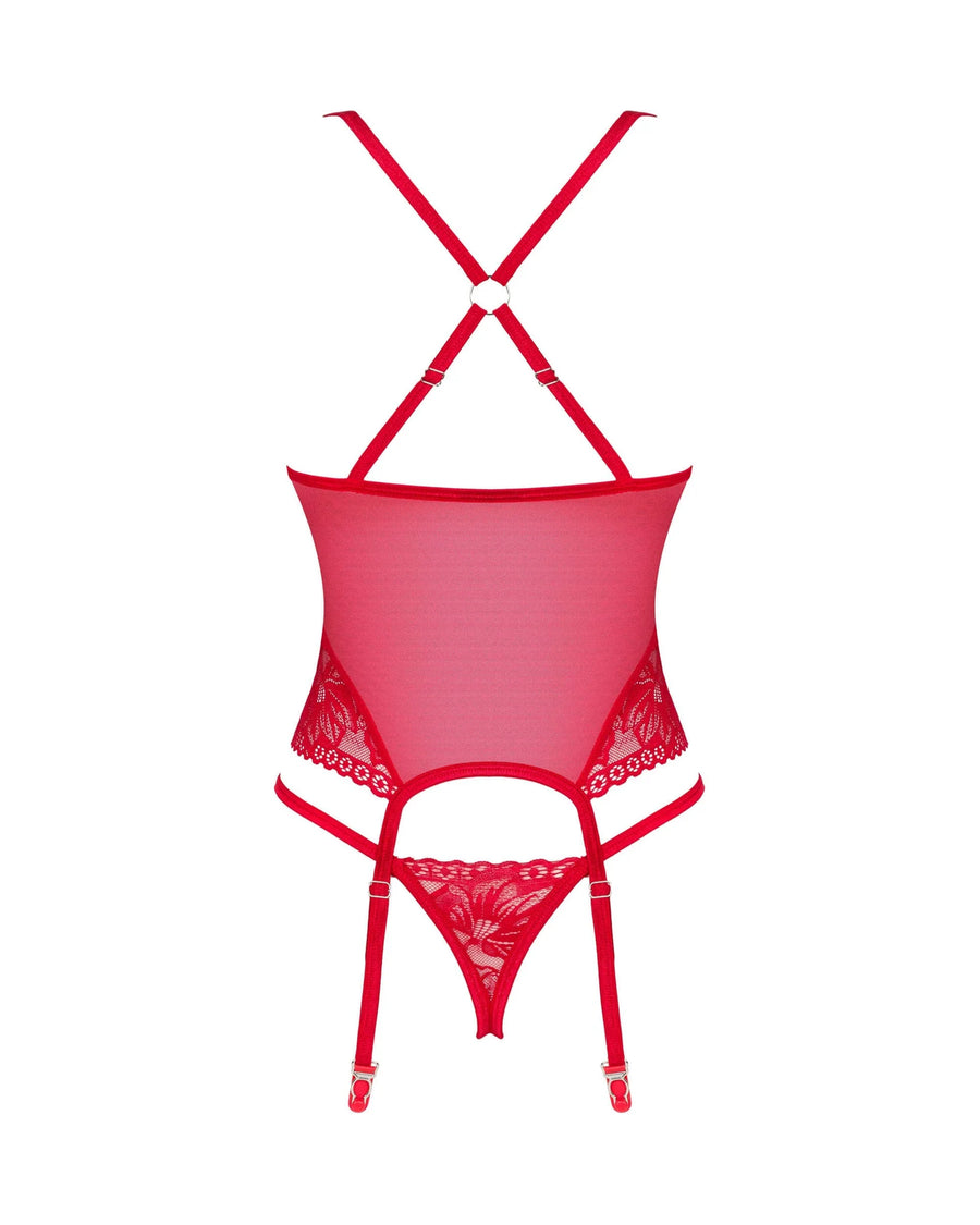 lacelove-corset-rouge | Voyage Sensuel