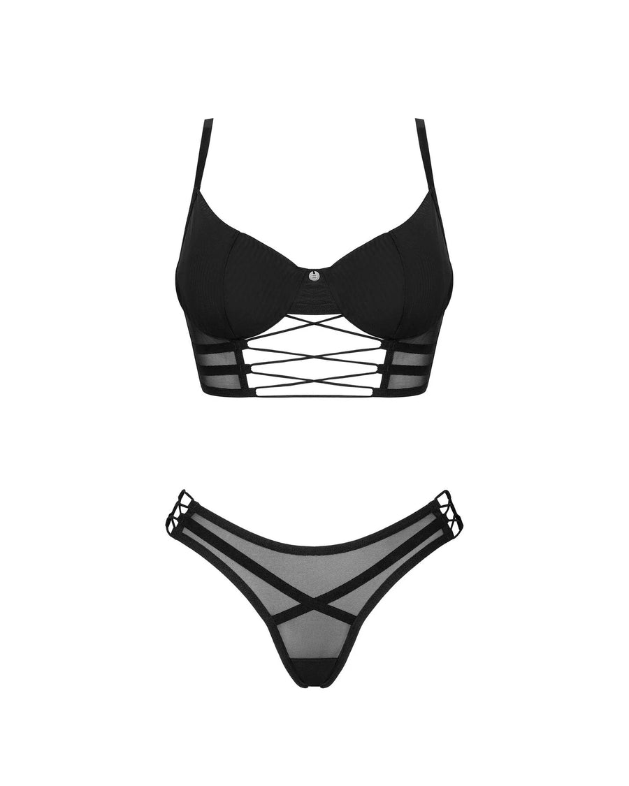 roxelia-ensemble-2-pieces-noir | Voyage Sensuel