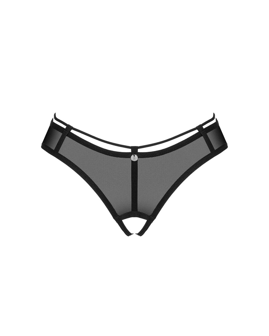 roxelia-string-ouvert-noir | Voyage Sensuel