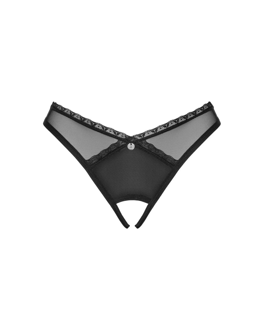 latinesa-string-ouvert-noir | Voyage Sensuel