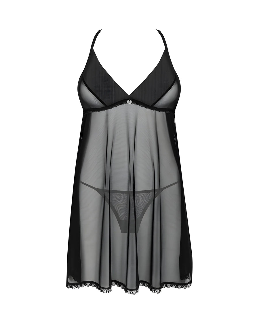 latinesa-babydoll-et-string-noire | Voyage Sensuel
