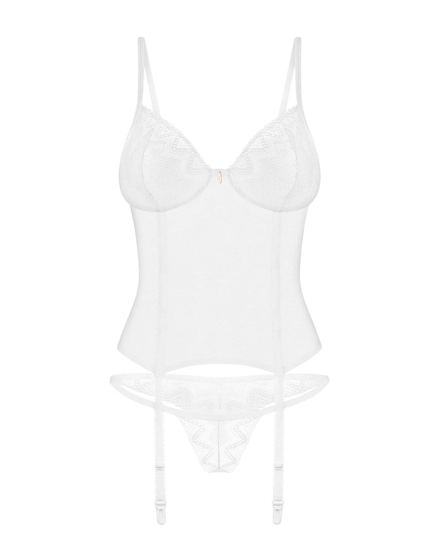 alissium-corset-et-string-blancs | Voyage Sensuel