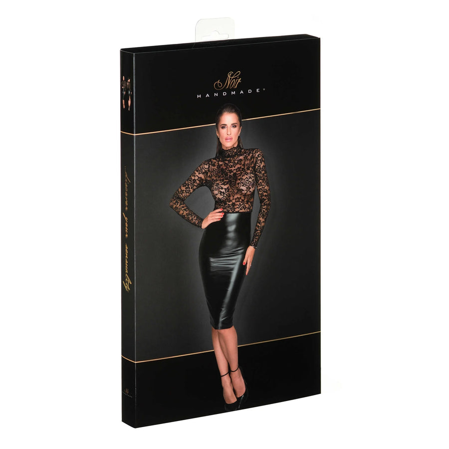 f228-robe-midi-avec-un-haut-en-dentelle-douce | Voyage Sensuel