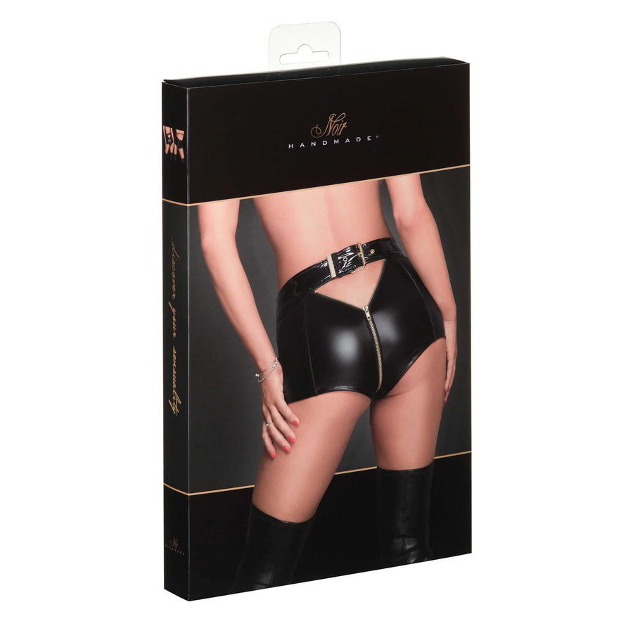 f218-short-sexy-avec-fermeture-eclair-integrale | Voyage Sensuel