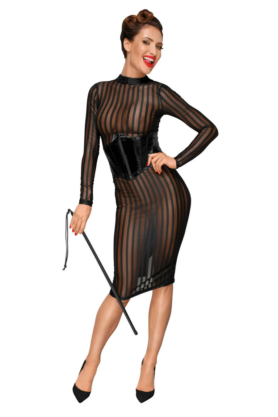 f193-corset-en-pvc-avec-lacage-reglable-dans-le-dos | Voyage Sensuel
