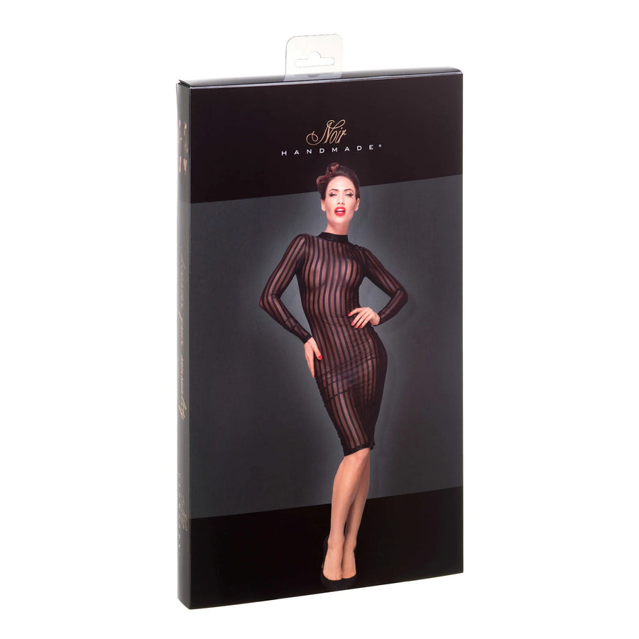 f182-robe-classique-en-tulle-elastique | Voyage Sensuel