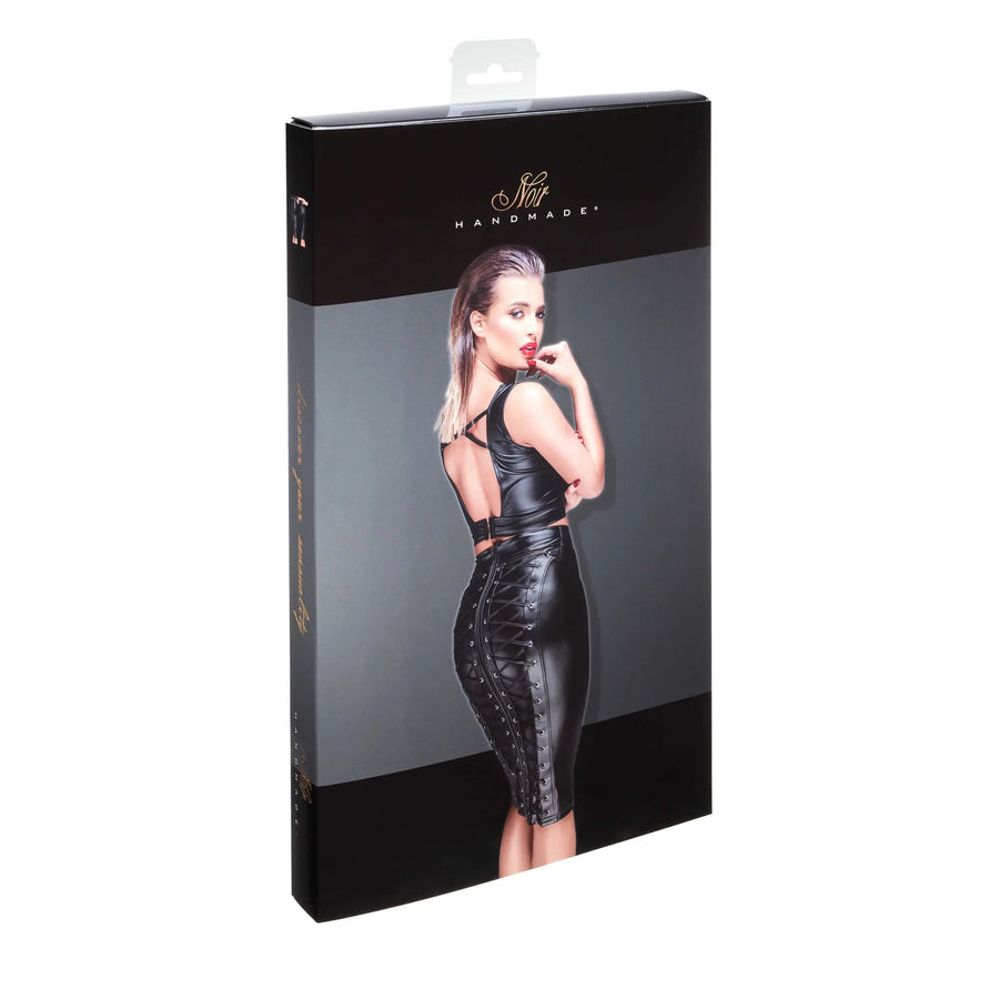 f152-jupe-crayon-powerwetlook | Voyage Sensuel