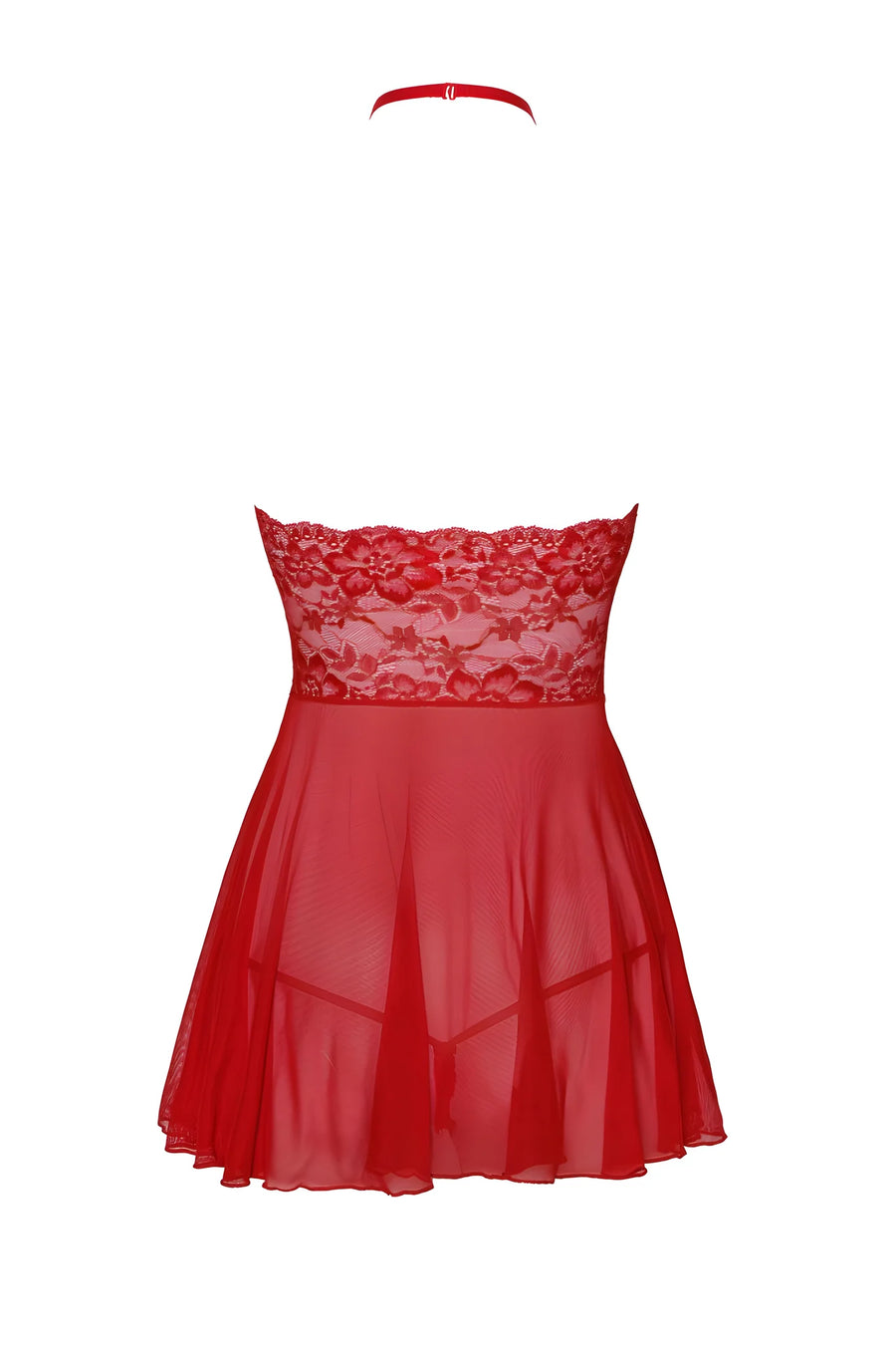 sexy-kiss-247-babydoll-et-ruban-de-satin-rouge | Voyage Sensuel