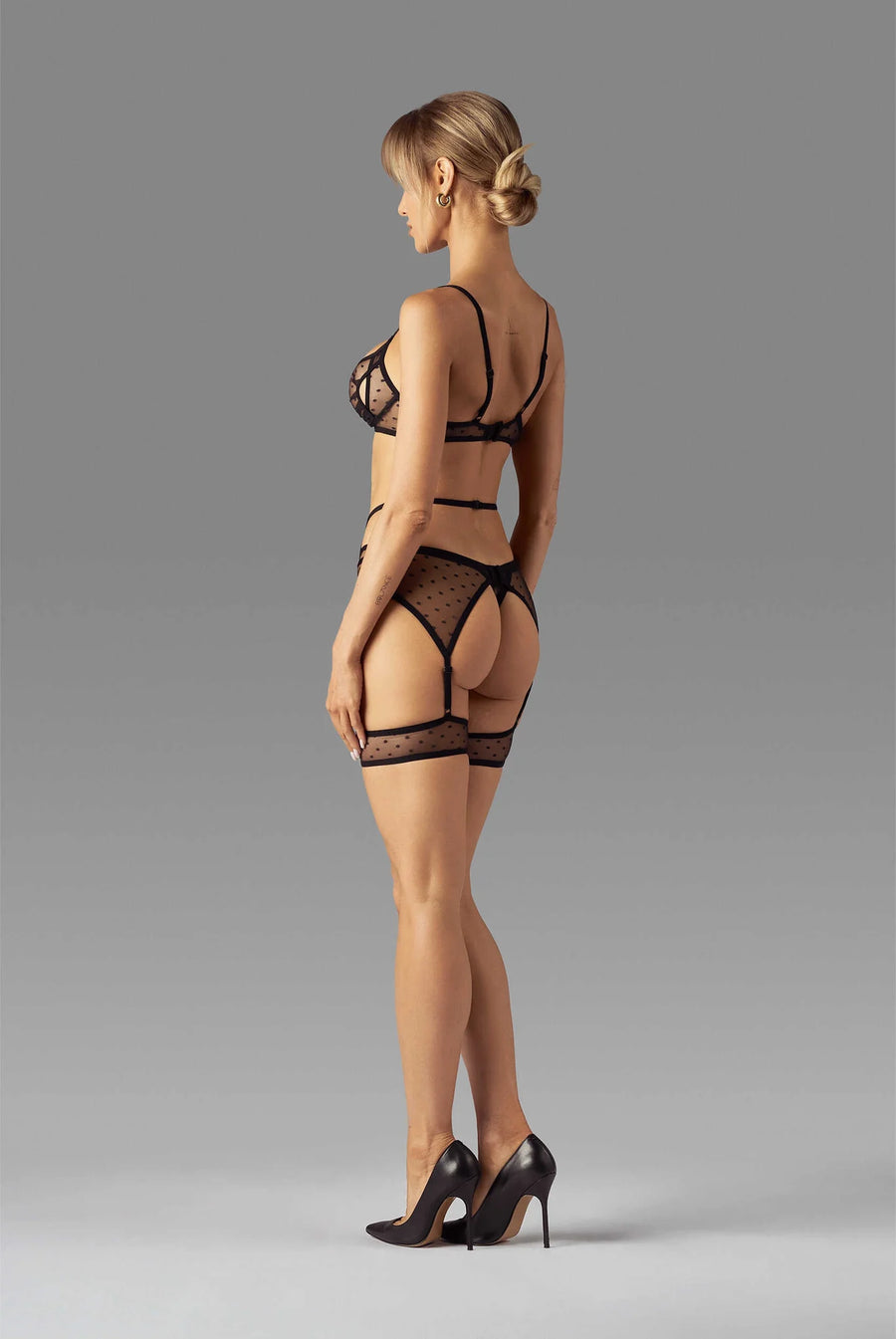 nuites-ensemble-3-pieces-noir | Voyage Sensuel