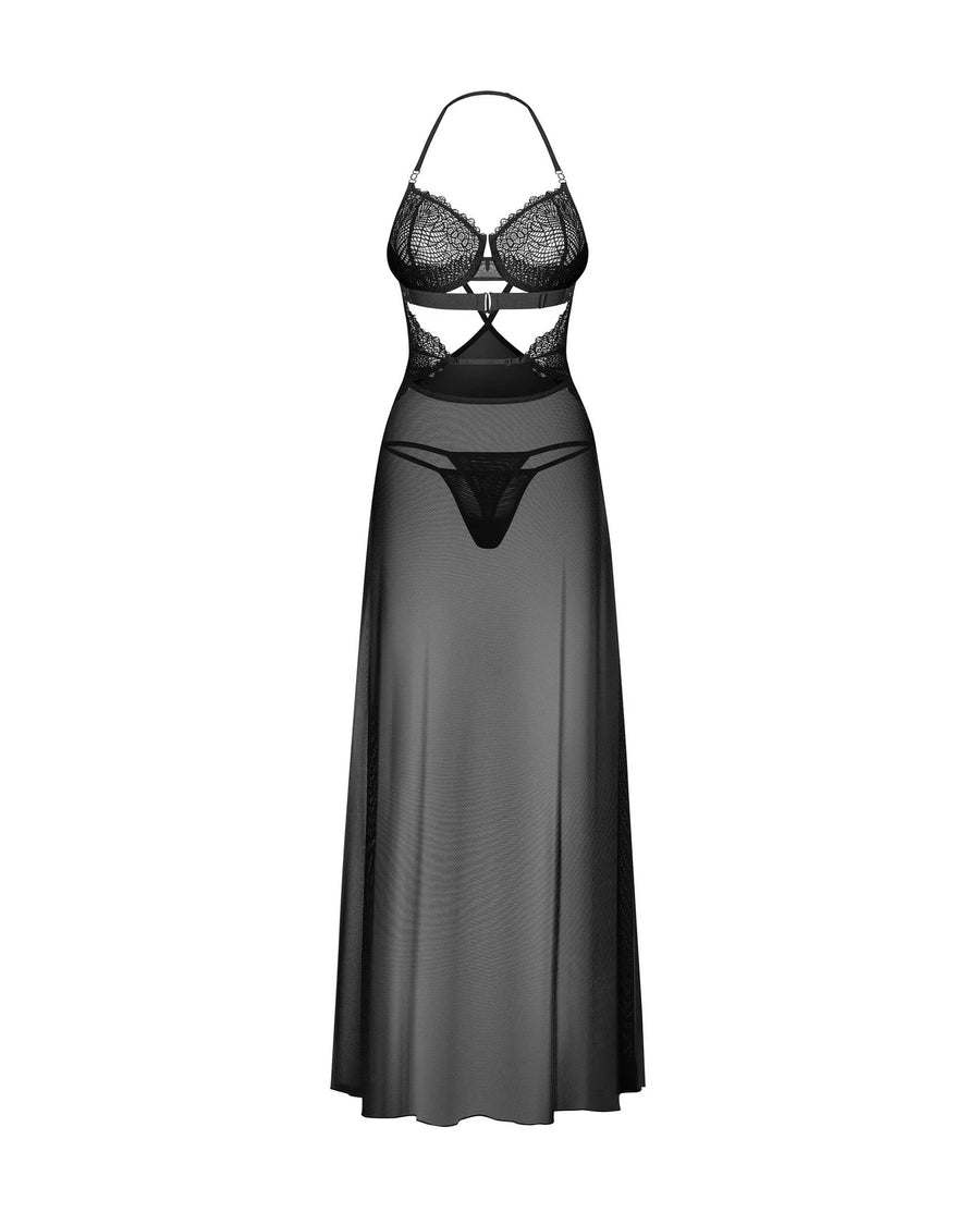 iliosa-nuisette-et-string-noirs | Voyage Sensuel