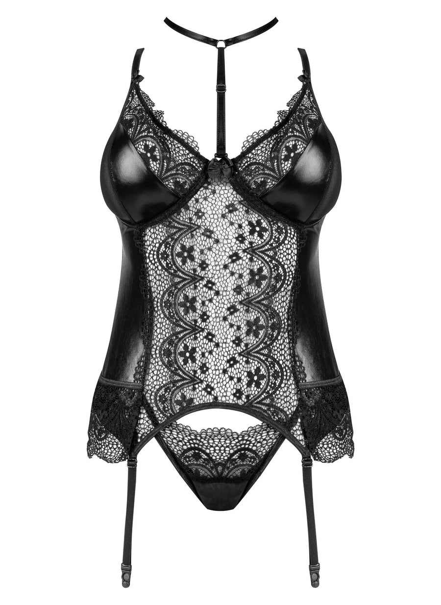 noir-fantasy-corset | Voyage Sensuel