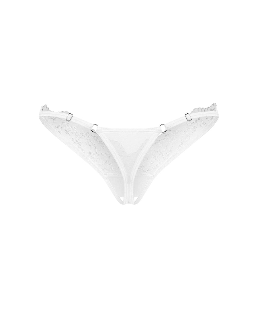 arrowel-string-ouvert-blanc | Voyage Sensuel