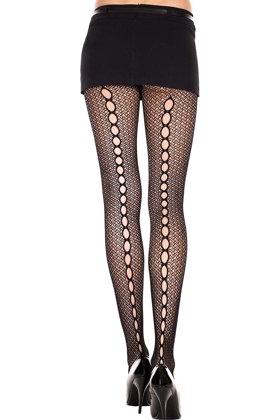 Collant noir résille – Music Legs | Voyage Sensuel