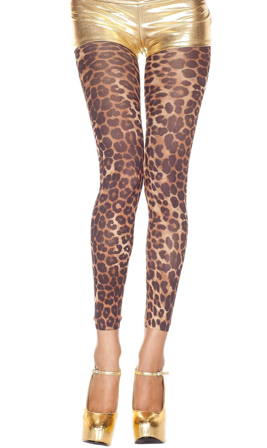 Legging fin voile imprimé léopard – Music Legs | Voyage Sensuel