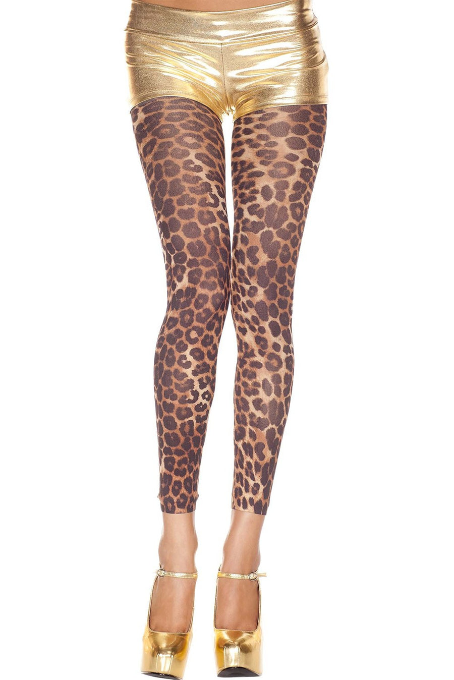 Legging fin voile imprimé léopard – Music Legs | Voyage Sensuel