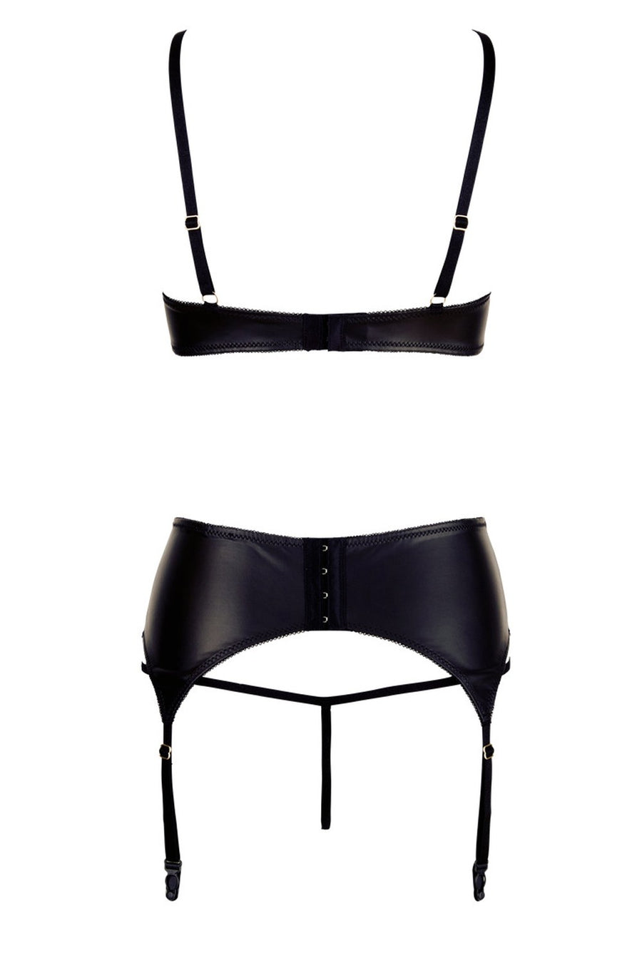 Ensemble noir trois pièces – Cotelli Lingerie | Voyage Sensuel