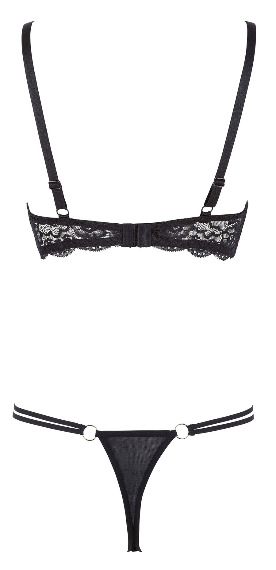 Ensemble soutien-gorge demi seins a armatures et string – Cotelli Lingerie | Voyage Sensuel