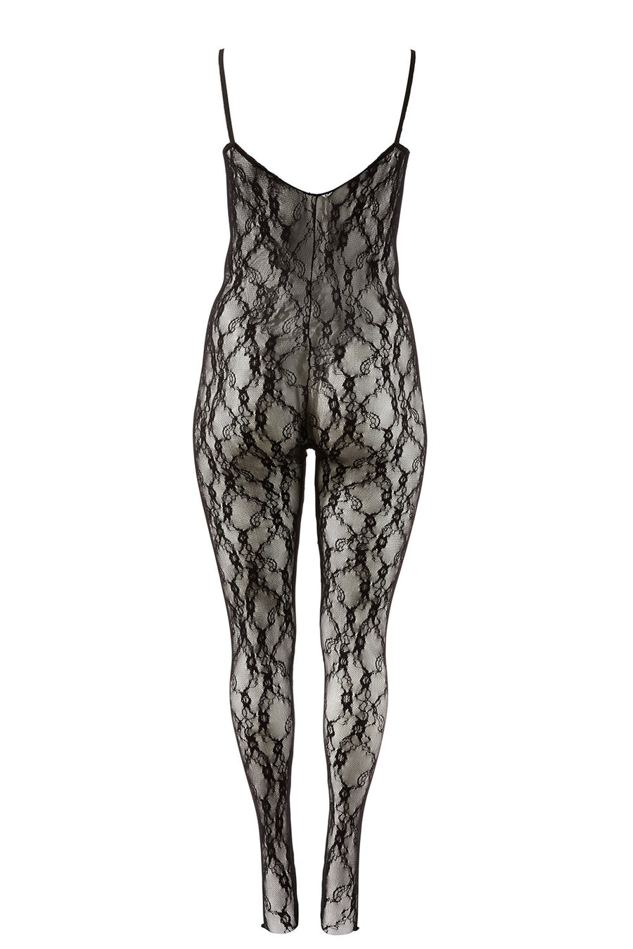 Combinaison en dentelle noire avec large décollecté – Cotelli Lingerie | Voyage Sensuel