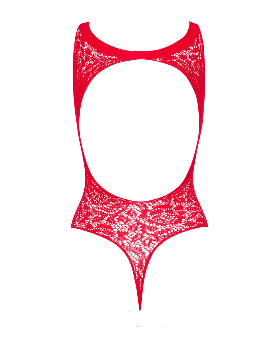 Amaryllis - Body dentelle sensuel rouge | Voyage Sensuel