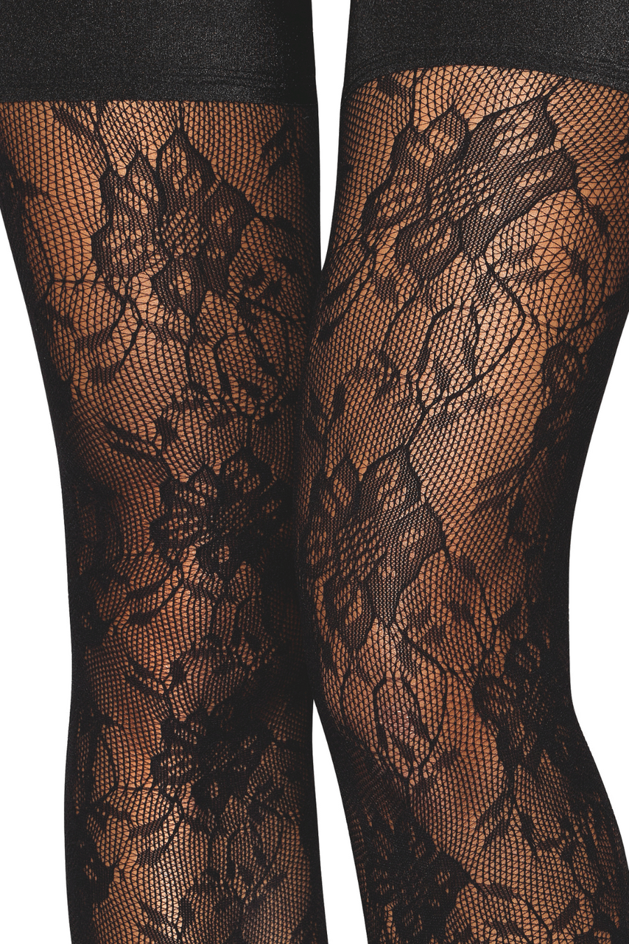 Bas autofixant fantaisie noir – Dreamgirl | Voyage Sensuel