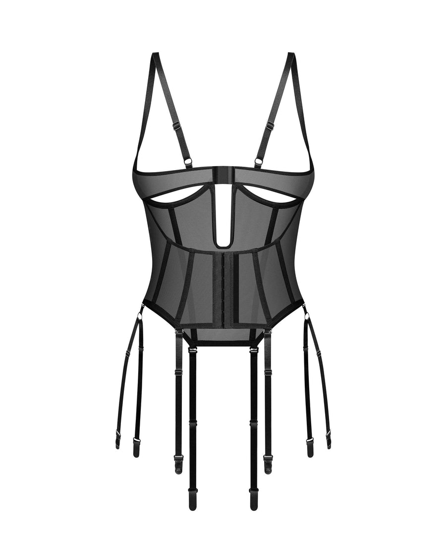 Euphori corset - Noir | Voyage Sensuel