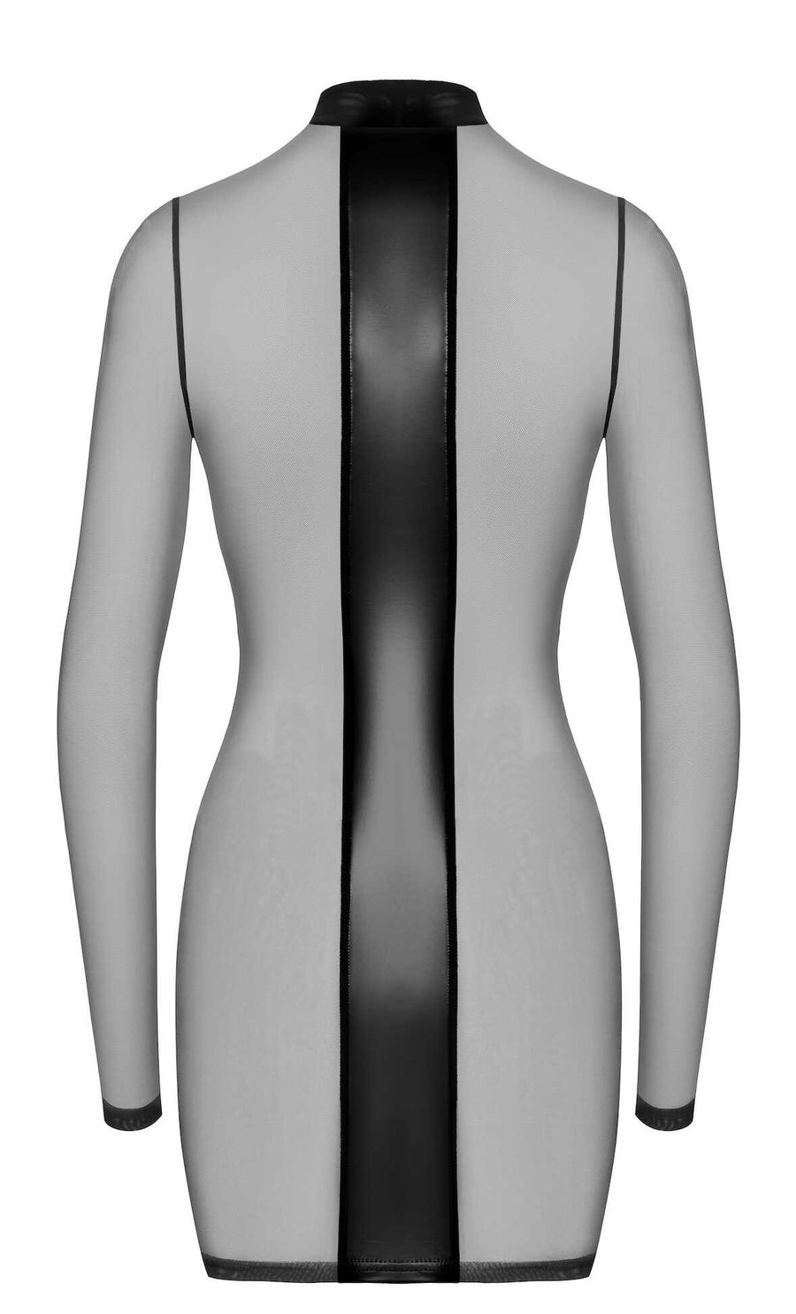 Minirobe en tulle transparent – Noir | Voyage Sensuel