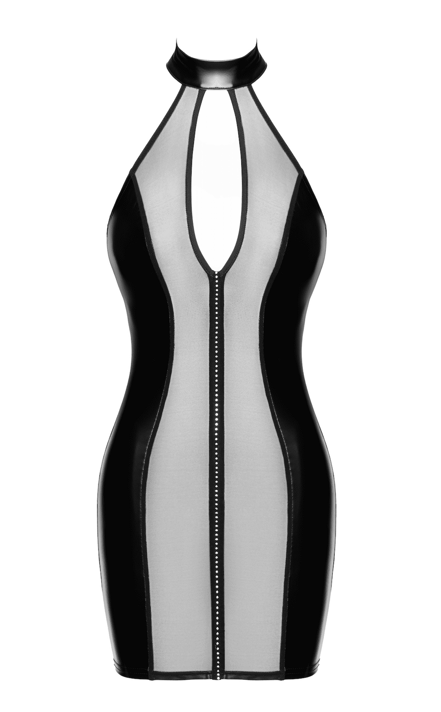 Minirobe chic en tulle transparent – Noir | Voyage Sensuel