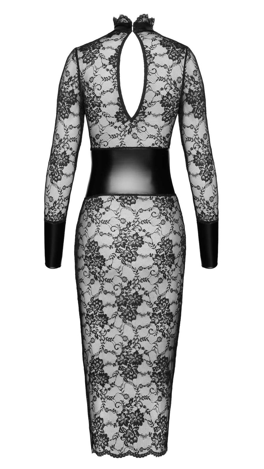 Robe chic sexy en dentelle – Noir – Noir | Voyage Sensuel