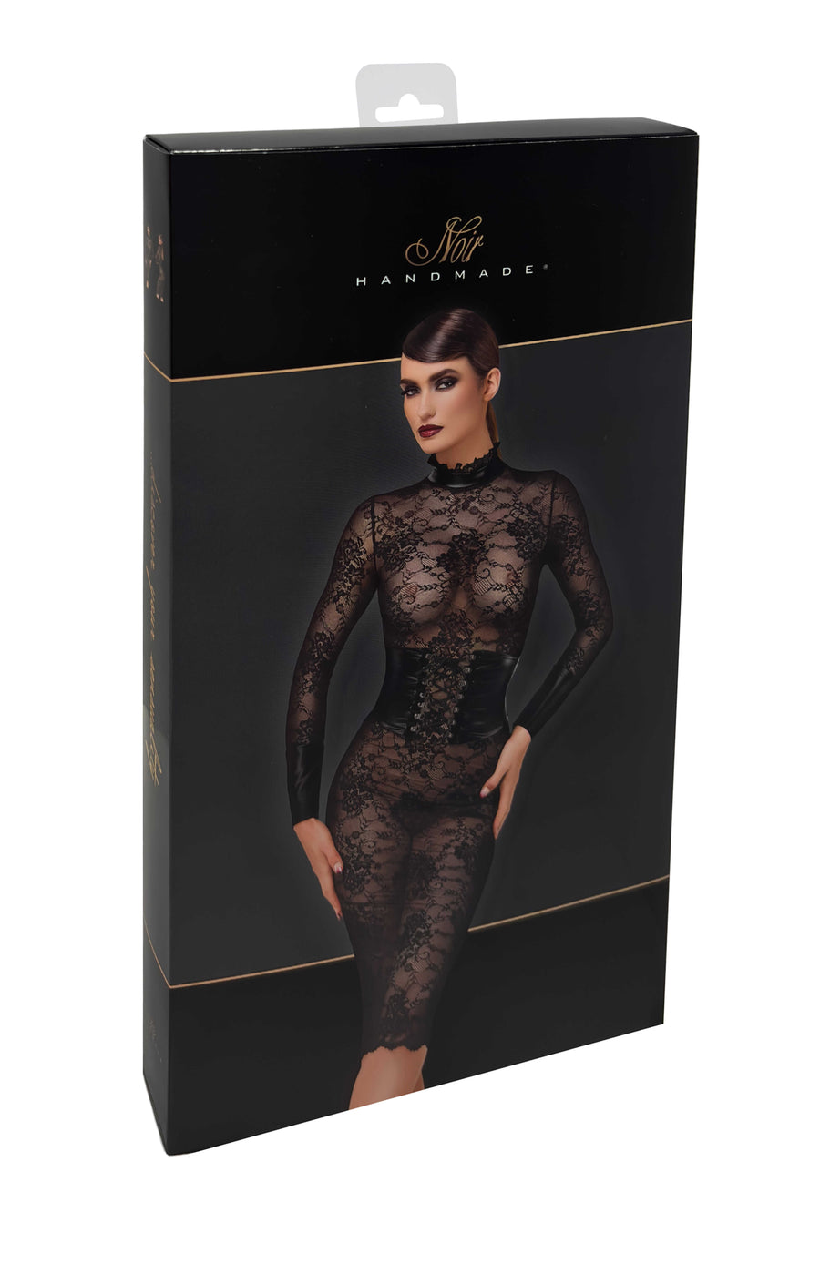 Robe chic sexy en dentelle – Noir – Noir | Voyage Sensuel