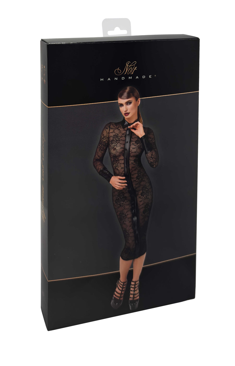 Robe glamour sexy en dentelle – Noir – Noir | Voyage Sensuel