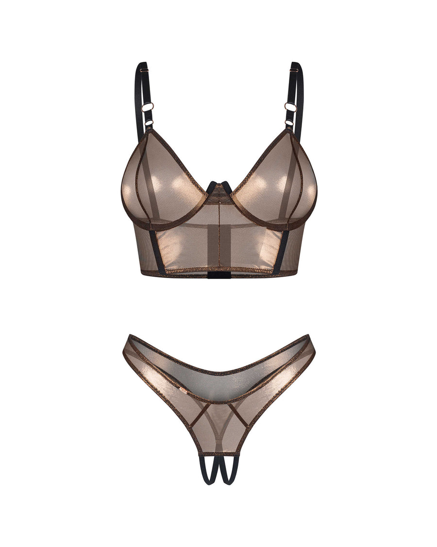 Soranna top et string ouvert | Voyage Sensuel
