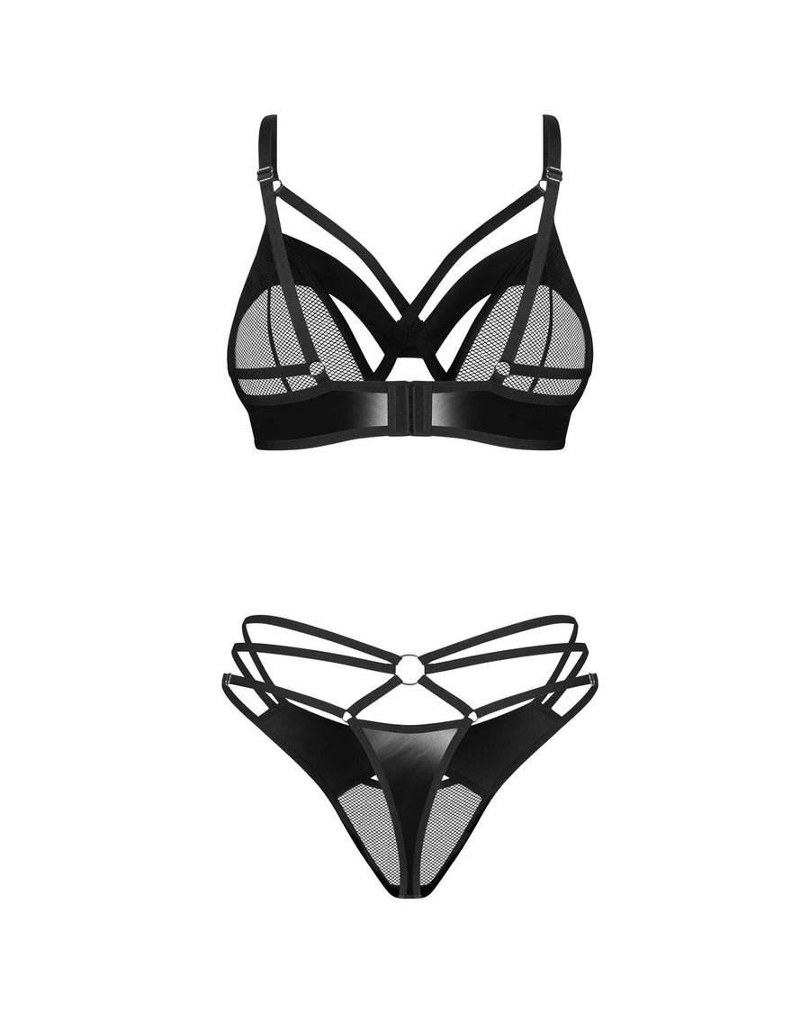 Dominna ensemble 2 pièces - Noir | Voyage Sensuel