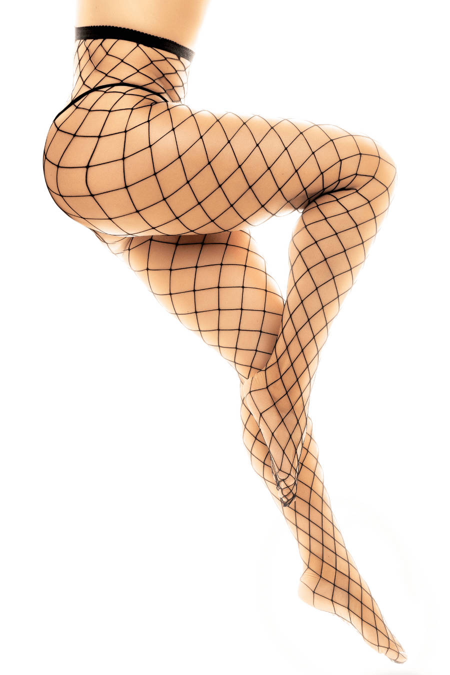 Collant large maille noire | Voyage Sensuel