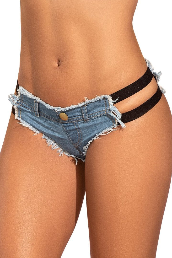 Micro short original effet Jean | Voyage Sensuel