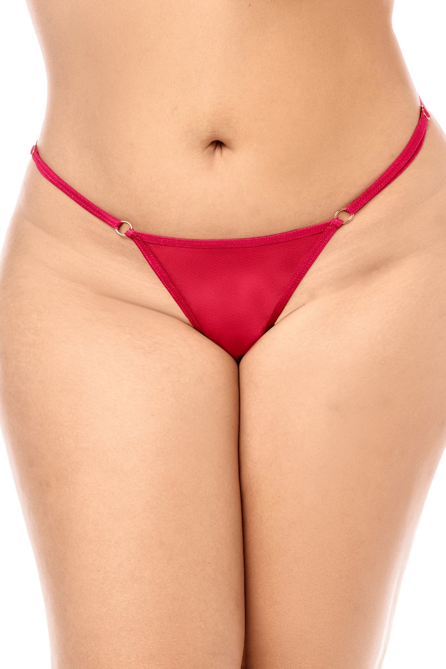 Babydoll grande taille Mapalé brodée avec string | Voyage Sensuel